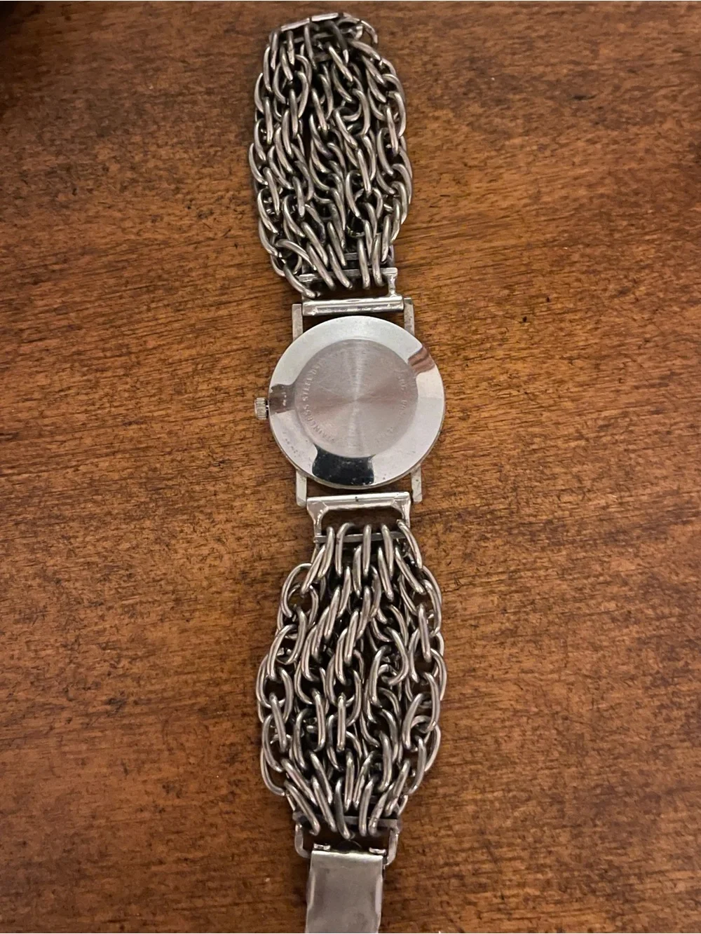 Silver Chain Bracelet Watch - Silver